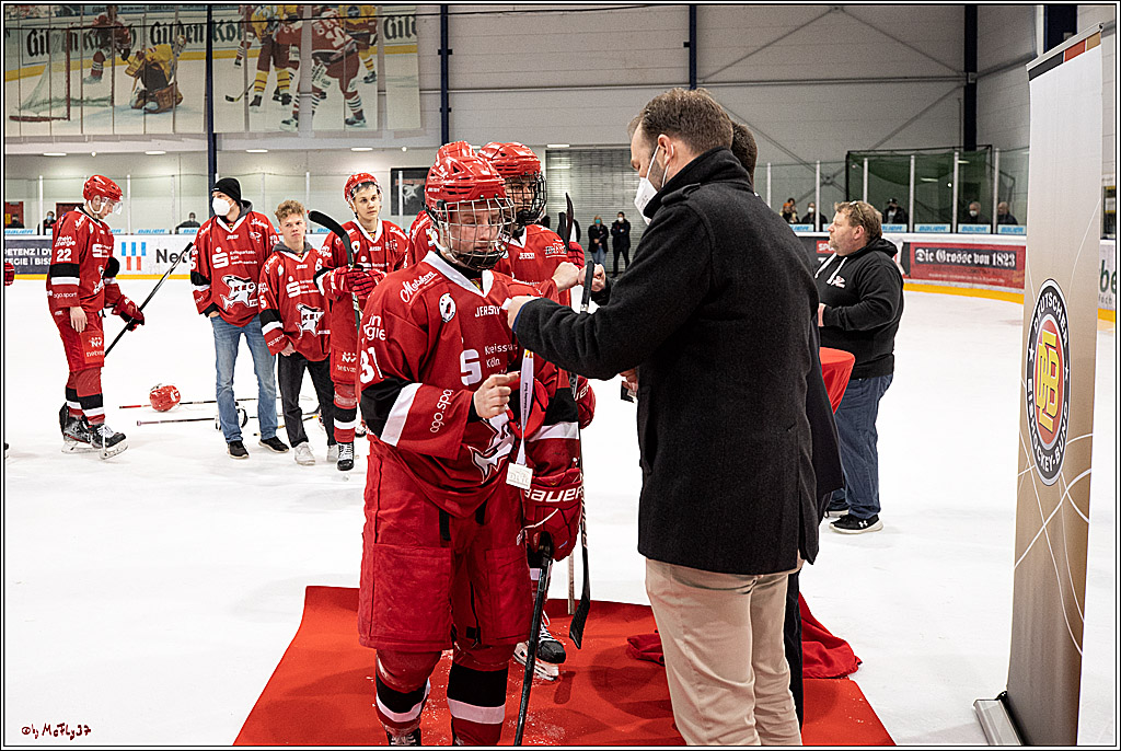 U20-DNL Meisterschaftsfinale;  Koelner Junghaie - Eisbaeren Juniors Berlin; Koeln, 27.03.2022